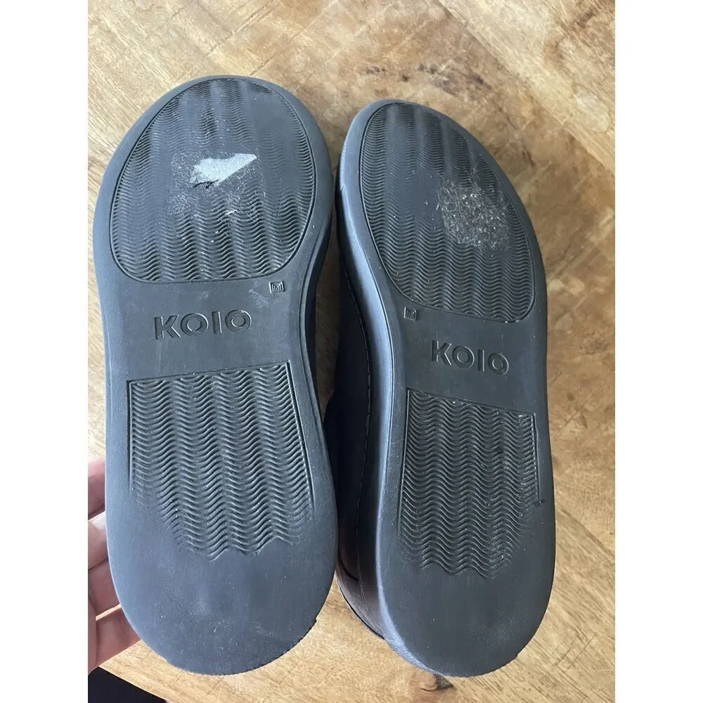 KOIO   Vera Pelle Capri Low-Top  Italian Genuine Grey Leather Women’s Sneakers 7
